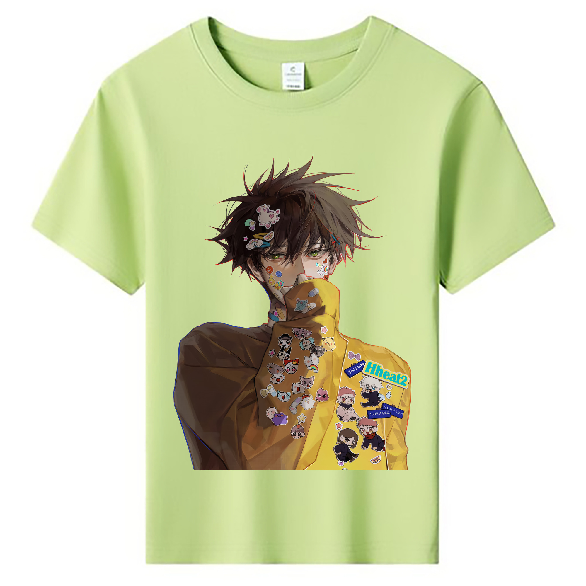 （画像用） 呪術廻戦 Jujutsu Kaisen 綿100％キッズTシャツ（フロントプリント）